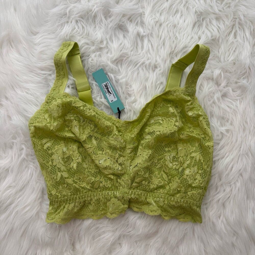 Cosabella Ultra Curvy Sweetie Bralette Charka Green Size XS
